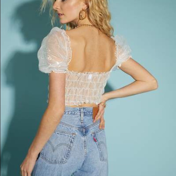 [dylan wylde] • [organza crop top] - Picture 3 of 4